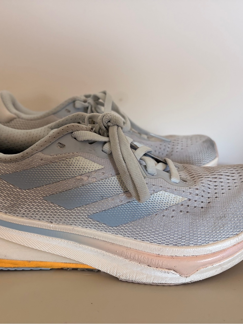 Adidas Supernova Rise Women’s Running Shoes Gray Blue Orange Sz 5.5 - Picture 6 of 12